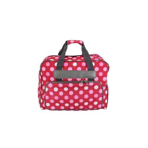 BIRCH Sewing Machine Bag,Craft,Tote,Storage Bag Red With Dots - 010964