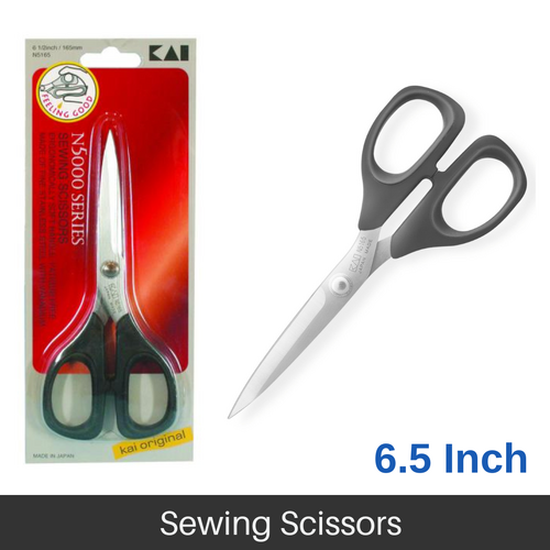 KAI Sewing Scissors Soft Handle 165mm (6.5"inch) Model N5165 - 018642