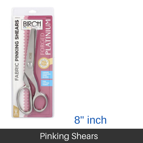 BIRCH Pinking Shears Scissors Forged Platinum 203mm ( 8"Inch ) - 018022