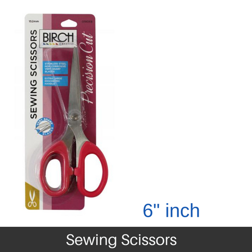 BIRCH Sewing Scissors S/Steel Blades 152mm (6"Inch) - 018068