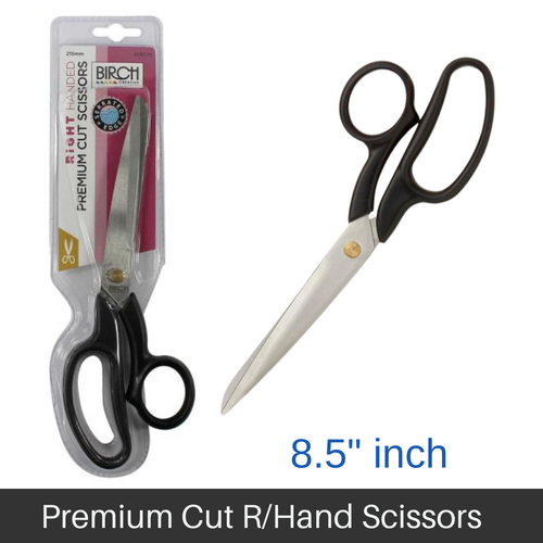 BIRCH Premium Cut Dressmaker Sewing Scissors S/Steel Blades Right Handed 215mm (8.5"Inch) - 018070