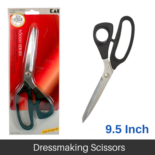KAI Dressmaking Scissors/Shears Soft Handle 240mm (9.5"Inch) Model N5240 - 018643