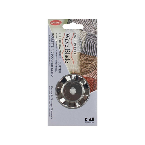 45mm Wave Blade Rotary Cutting Blade "KAI" S/Steel Blade For Ultra Wheel Cutter - 018962