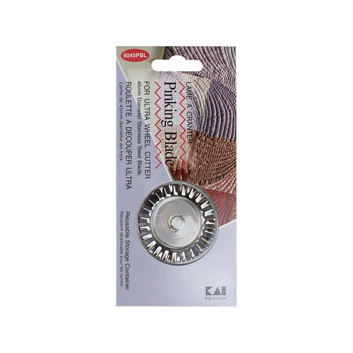 45mm Pinking Blade Rotary Cutting Blade "KAI" S/Steel Blade For Ultra Wheel Cutter - 018963