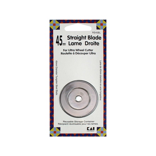 45mm Rotary Cutting Blade "KAI" S/Steel Blade For Ultra Wheel Cutter - 018968