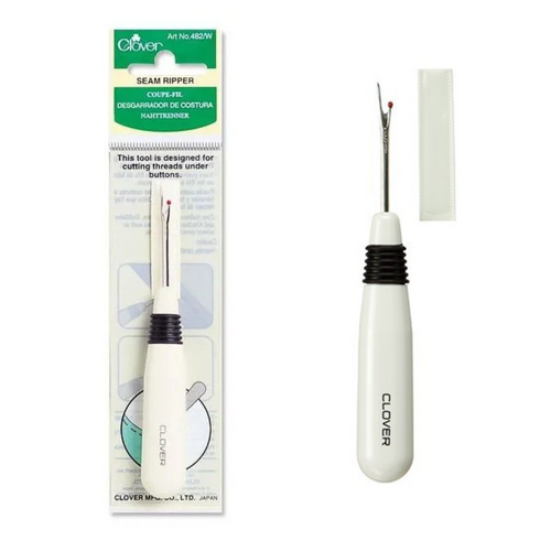 Clover Seam Ripper Quick Unpicker, Buttonholer, Thread Cutter White - 482/W