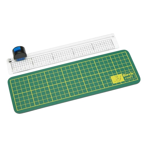 25cm Ruler With Cutter For Everyday Use On Paper, Photos & Most Thin Cardstock - 057020