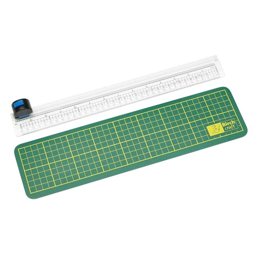 35cm Ruler With Cutter For Everyday Use On Paper, Photos & Most Thin Cardstock - 057021