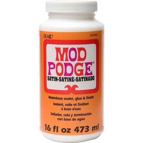 Mod Podge - Satin Glue, Sealer & Finish 16oz 473ml Art And Craft Projects