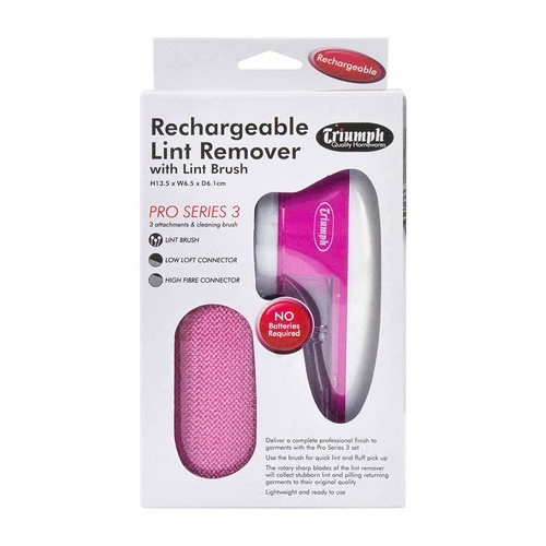 Triumph Rechargeable Lint Remover Shaver Pro Series 3