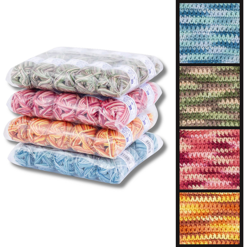 10 x 20g DMC Hapyy Cotton Knitting Yarn 100% Cotton