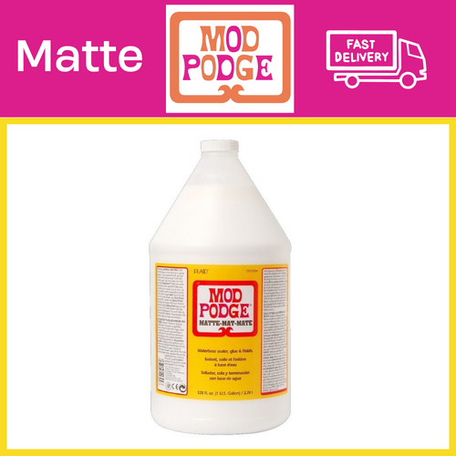 Mod Podge All-In-One Glue/Sealer Medium - Matte Finish - 3.78 Litre Gallon Bottle - CS11304