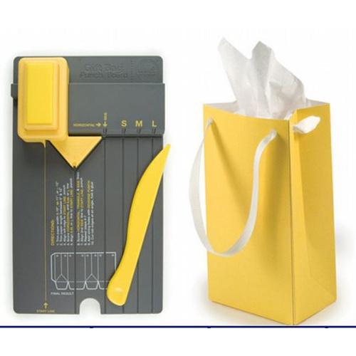We R Memory Keepers Gift Bag Punch Board Yellow