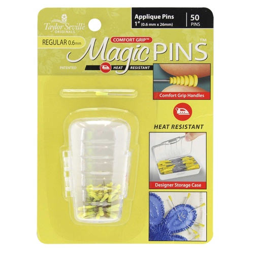 Taylor Seville Magic Pins - Applique Extra Fine 0.6 x 26mm 50 Pack - 216057