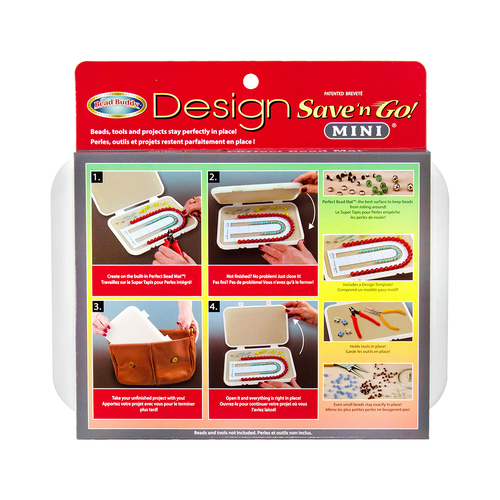 Taylor Seville Design Save & Go MINI Craft Case With Perfect Bead Mat - 217061