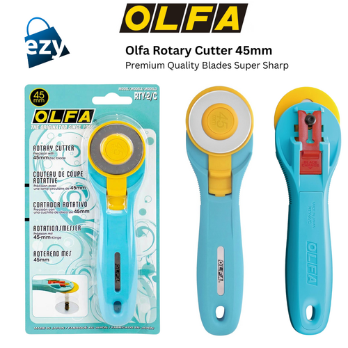 Olfa Rotary Cutter 45mm Model RTY-2C AQUA - OL4114.B