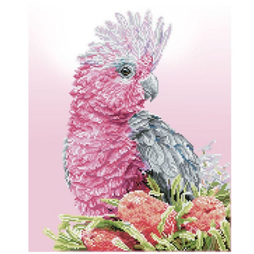  Diamond Dotz Pink Galah & Banksias Kit Multicoloured 49Cm X 59Cm" - DD10.058