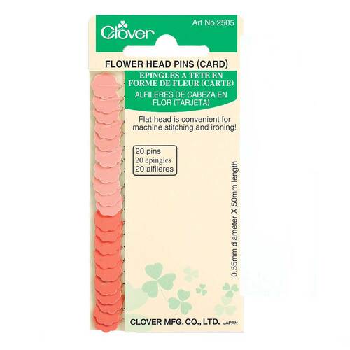 CLOVER Flower Head Pins 20 pins - 302505