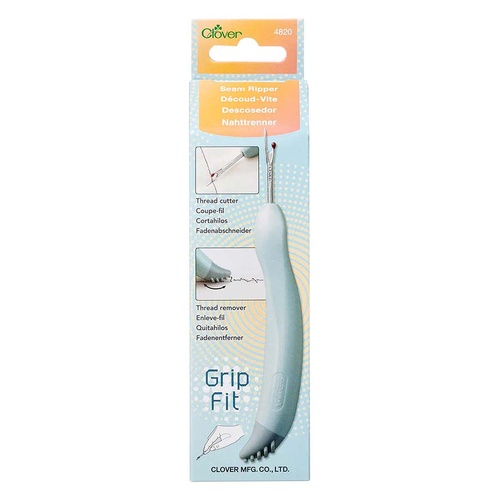 Clover Grip Fit Seam Ripper - Thread Cutter - Thread Remover Ergonomic Handle - 304820