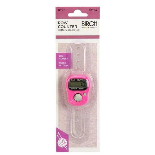 Birch Digital Row Counter Battery Operated Hands Free Knitting and Crochet