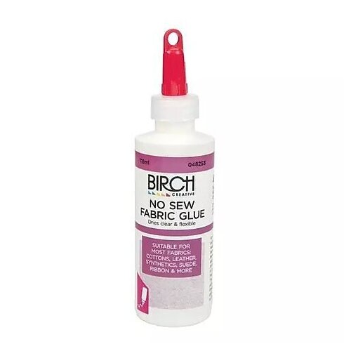 BIRCH No Sew Fabric Glue Suitable For Most Fabrics - 118ml