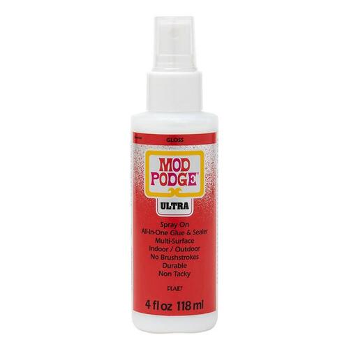 Mod Podge Ultra Gloss Spray On - Waterbased Glue, Sealer & Finish 4oz/118ml Art And Craft Projects