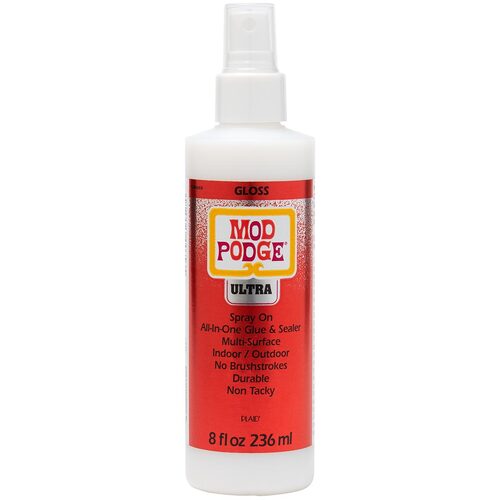 Mod Podge Ultra Gloss Spray On - Waterbased Glue, Sealer & Finish 8oz/236ml Art And Craft Projects