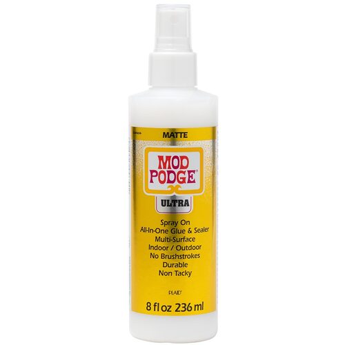Mod Podge Ultra Matte - Spray On All-in-One Glue & Sealer 8oz/236ml Art And Craft Projects