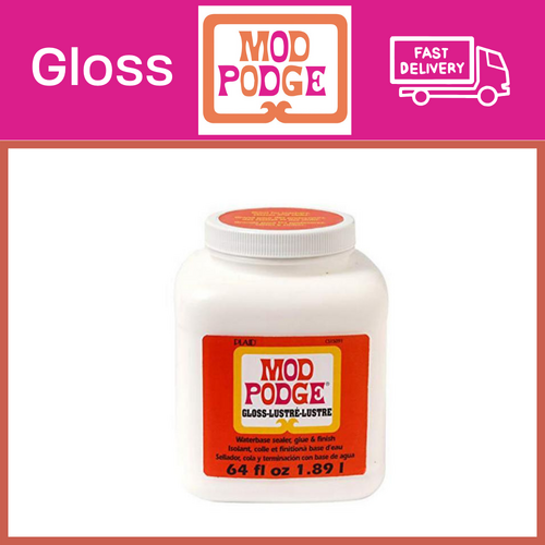 Mod Podge All-In-One Glue/Sealer Medium - Gloss Finish -1.8 Litres (64oz) - CS15091