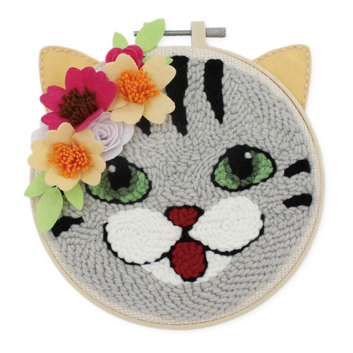 Make It DIY Punchneedle Kit - CAT - 585252