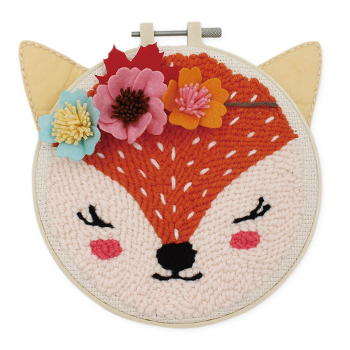 Make It DIY Punchneedle Kit - FOX - 585252