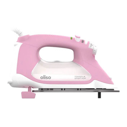 Oliso Pro Plus Smart Iron TG1600 Pro Plus For Sewers Quilters & Crafters 171018 - PINK
