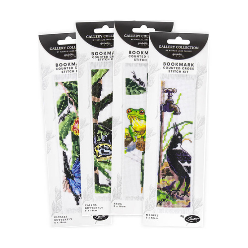 Counted Cross Stitch Bookmark Kit Natalie Jane Parker Leuts Artist Series | 5cm x 18cm | 583104