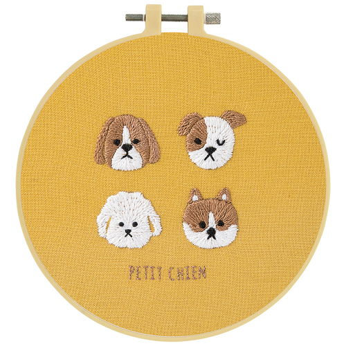 Make It Printed Embroidery Hand Stitching Kit 7.8 x 7cm - PETITE PETS 