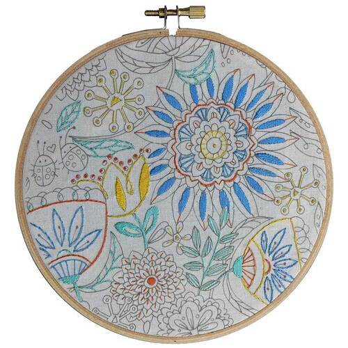 Make It Colour Me Embroidery Cotton - Floral Art