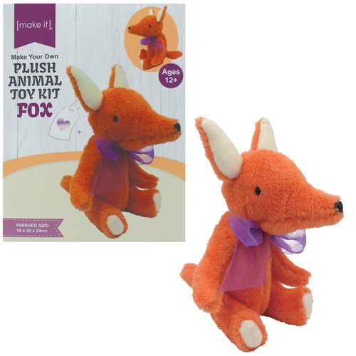 Make Your Own Plush Toy 15x14.5x21cm FOX - 585406