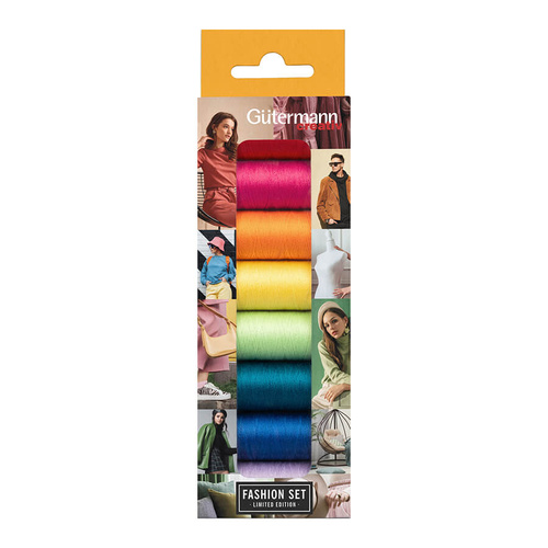 Gutermann Quilting Fashion Sewing Thread Set - 8 x 100m Reels - 734030