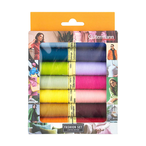 Gutermann Quilting Fashion Sewing Thread Set - 14 x 100m Reels - 734031