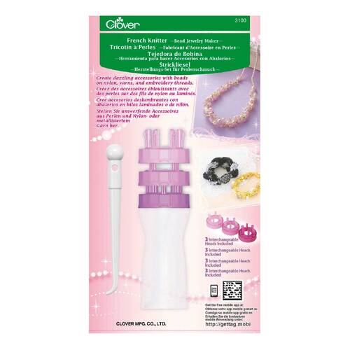 Clover French Knitter, Bead Jewellery Maker, Tool Supplies - 3100