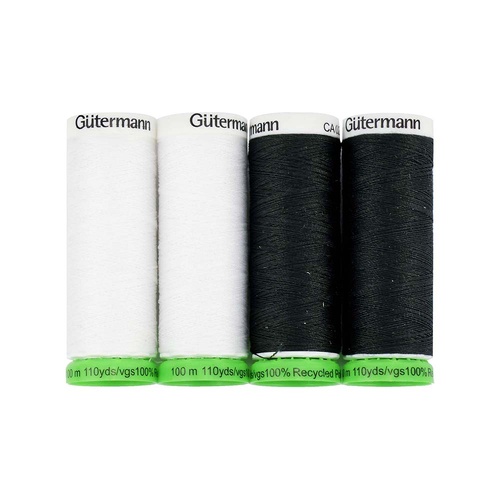 Gutermann Quilting Sewing Thread Set - 4 x 100m Reels - 731136 - COL 1
