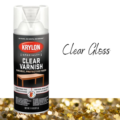 Krylon Clear Gloss Varnish 311g Durable Protective Finish