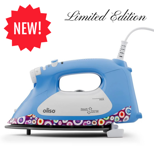 Oliso Pro Plus Smart Iron TG1600 Pro Plus For Sewers Quilters & Crafters 171019  - KAFFE FASSETT