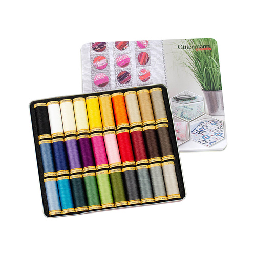 Gutermann Cotton Thread Box C Ne 50 – 100m x 30 Spools - 799780