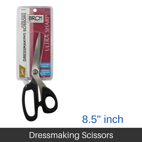BIRCH Dressmaker Scissors Ultra Sharp Soft handle 215mm ( 81/2"Inch ) - 018505