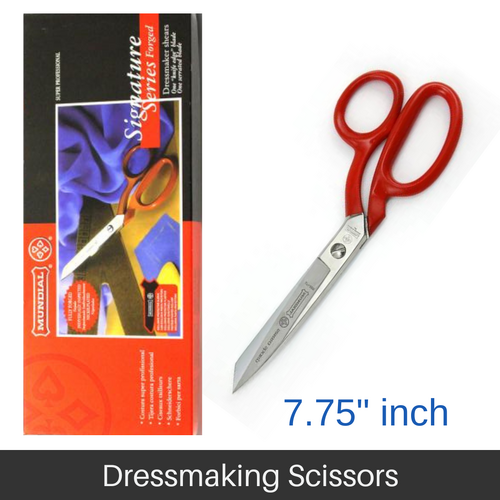 MUNDIAL - Serra Sharp 20cm Dressmaking Scissors High Quality - Right Handed - 018040
