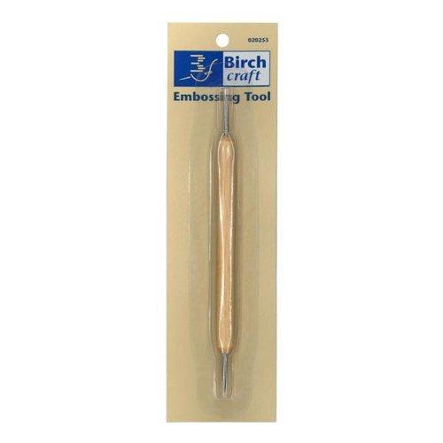 Birch Embossing Tool For Paper Crafts and Clay Modelling With 2 Different Size Ball Ends