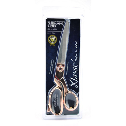 Klasse Dressmaking Scissors Shears Premium Professional Cut Rose Gold 254mm ( 10"inch ) - B5367