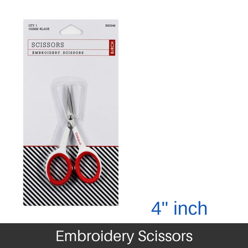 BIRCH Embroidery Scissors Economy 102mm (4"Inch) - BE0046