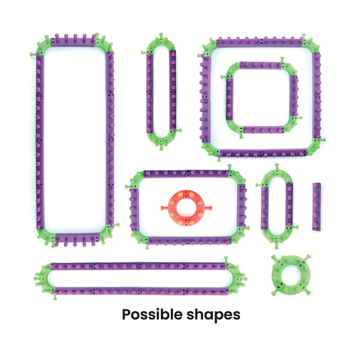 Square & Oblong Knitting Loom 3 Piece Set Includes 2 Patterns, Looms,Hook & Needle Also Instructions "COLOURME" | Size: 28,32.5,3cm | - CM091