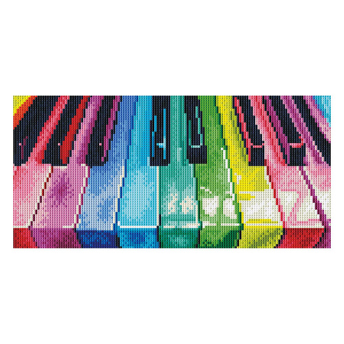Diamond Dotz Kit Rainbow Keyboard 20cm x 40cm - DBX4.004